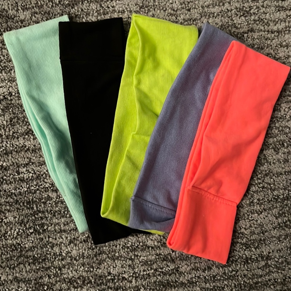 Different color headbands